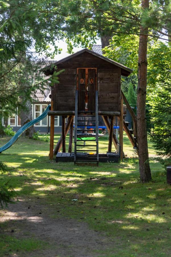 Namelis Prie Sirvintos Upes Su Pirtimi Exterior foto